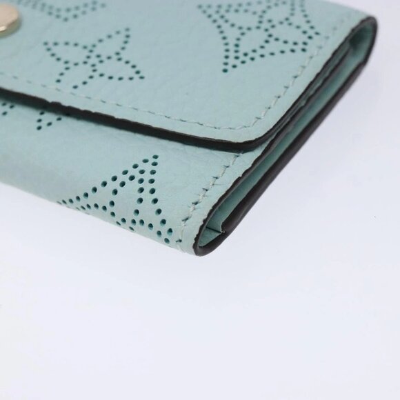 LOUIS VUITTON Mahina Multicles 4 Key Case Blue M83504 LV Auth 129756 - Picture 3 of 16